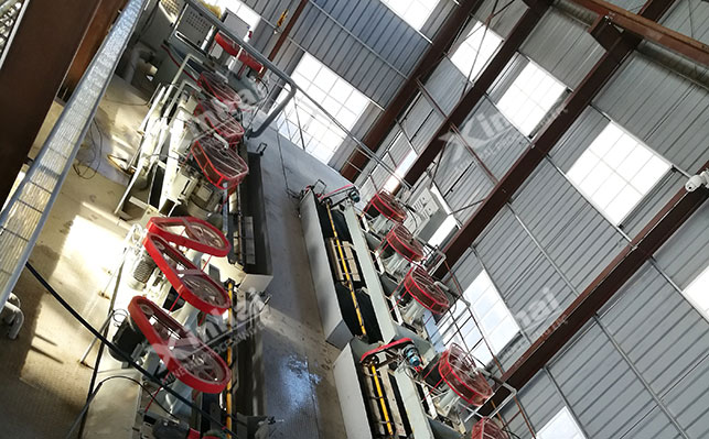Flotation machine mineral processing site 