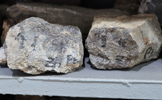 Oxidized lead-zinc ore