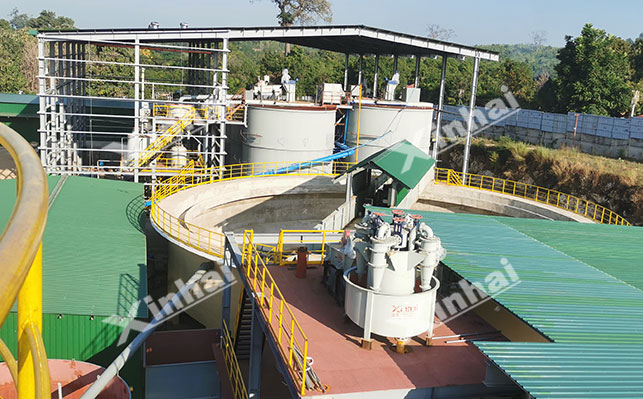 Carbon-in-liquid leaching gold process