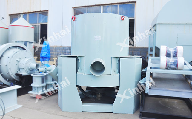 Centrifugal concentrator for placer gold