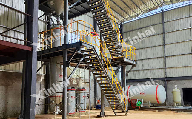Difficult-to-process gold ore beneficiation method