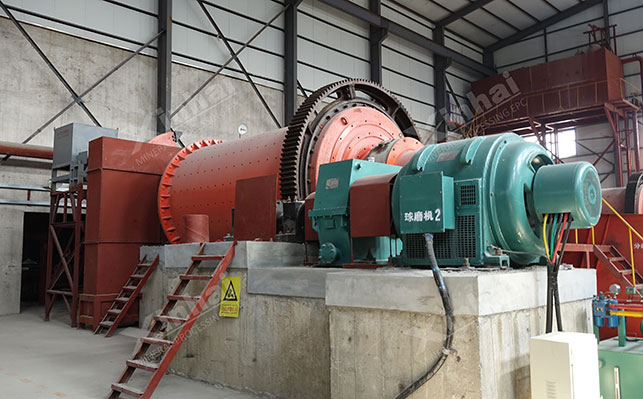Feldspar ore grinding process