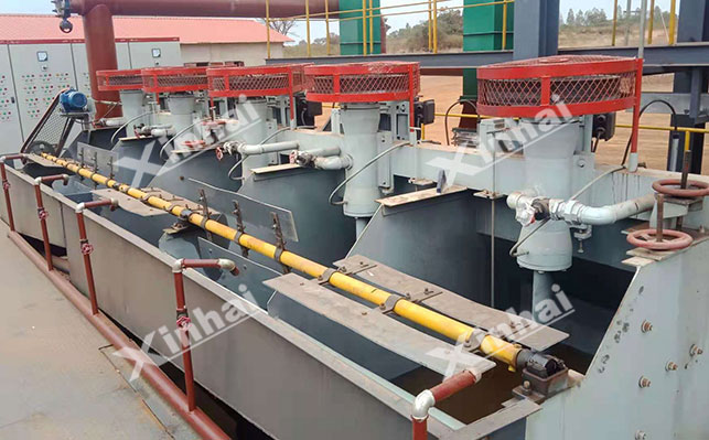 Gold extraction technology of flotation