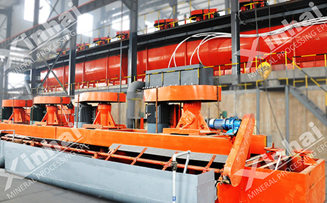 Rare earth ore flotation method