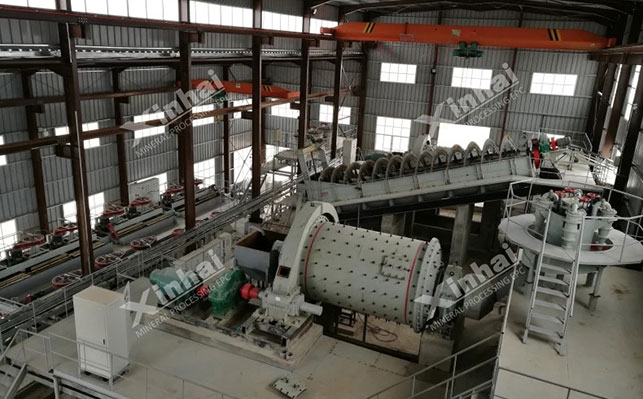Silver ore grinding and classification process