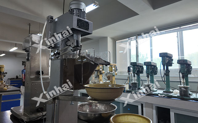 Tailings reprocessing test