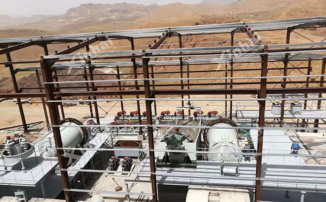 Xinhai Morocco 500t/d silver ore beneficiation project
