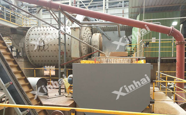 Secondary gold ore grinding process