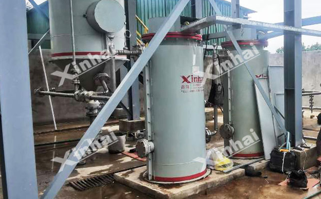 Gold solution recovery process