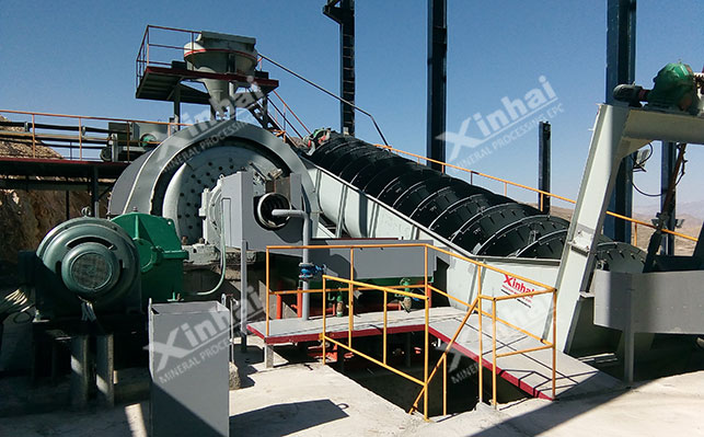 Lepidolite ore grinding process