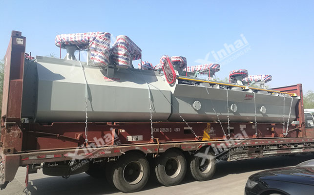 Xinhai Bf flotation machine packaging and delivery site