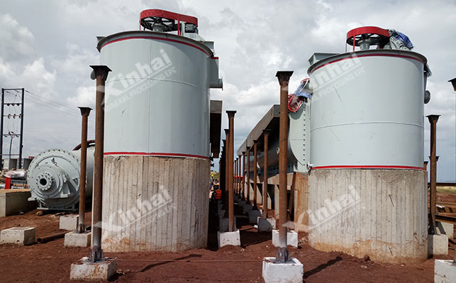 Xinhai mixing tank installation site